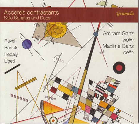Amiram Ganz &amp; Maxime Ganz - Accords contrastans, CD