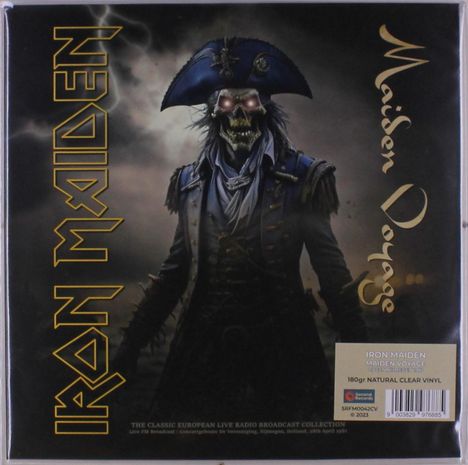 Iron Maiden: Maiden Voyage - Live In Nijmegen 1981 (180g) (Natural Clear Vinyl), LP