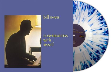 Bill Evans (Piano) (1929-1980): Conversations With Myself (180g) (Limited Handnumbered Edition) (Clear/Blue Splatter Vinyl), LP