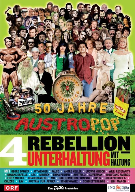 50 Jahre Austropop Folge 04: Rebellion - Unterhaltung mit Haltung, DVD