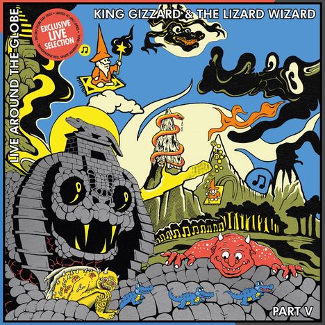 King Gizzard & The Lizard Wizard: Live Around The Globe - Part V (col. Vinyl), LP