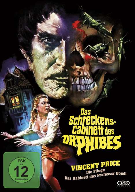 Das Schreckenskabinett des Dr. Phibes, DVD