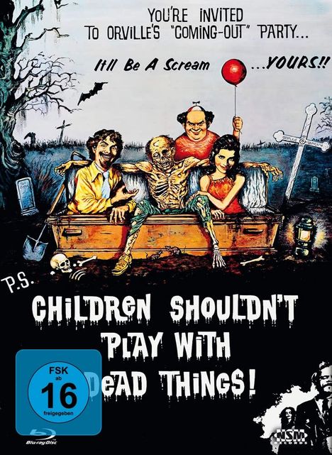Children shouldn't play with dead things (Blu-ray &amp; DVD im Mediabook), 1 Blu-ray Disc und 1 DVD