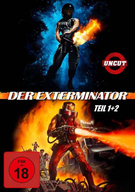The Exterminator 1 &amp; 2, 2 DVDs