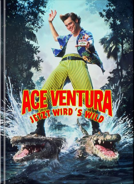 Ace Ventura 2: Jetzt wird's wild (Blu-ray &amp; DVD im Mediabook), 1 Blu-ray Disc und 1 DVD