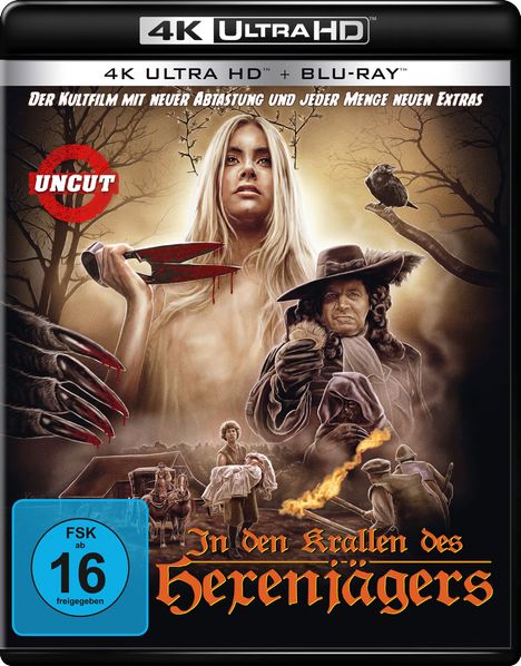 In den Krallen des Hexenjägers (Ultra HD Blu-ray &amp; Blu-ray), 1 Ultra HD Blu-ray und 1 Blu-ray Disc