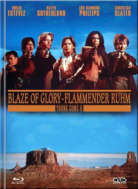 Blaze of Glory - Flammender Ruhm (Blu-ray &amp; DVD im Mediabook), 1 Blu-ray Disc und 1 DVD