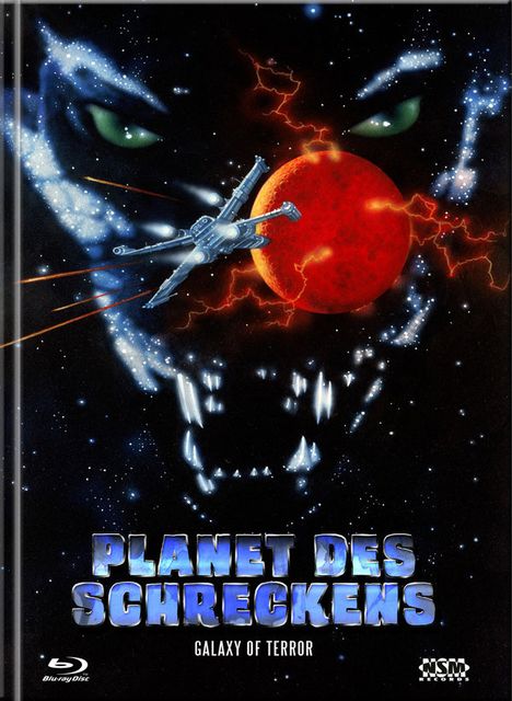 Planet des Schreckens (Blu-ray &amp; DVD im Mediabook), 1 Blu-ray Disc und 1 DVD