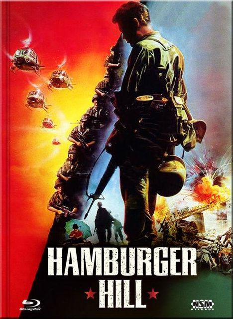 Hamburger Hill (Blu-ray &amp; DVD im Mediabook), 1 Blu-ray Disc und 1 DVD