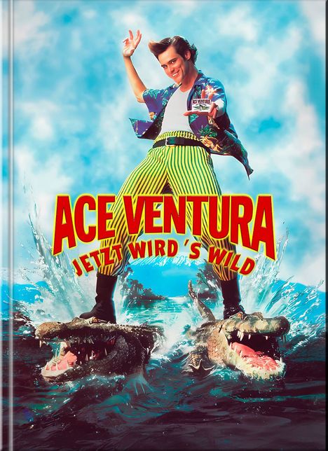 Ace Ventura 2: Jetzt wird's wild (Blu-ray &amp; DVD im Mediabook), 1 Blu-ray Disc und 1 DVD