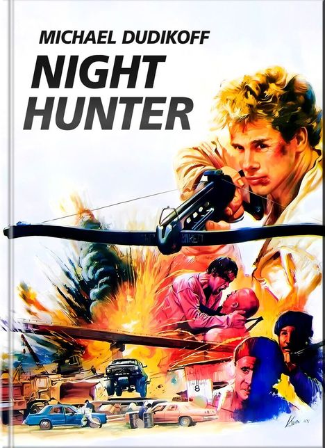 Night Hunter (Blu-ray &amp; DVD im Mediabook), 1 Blu-ray Disc und 1 DVD