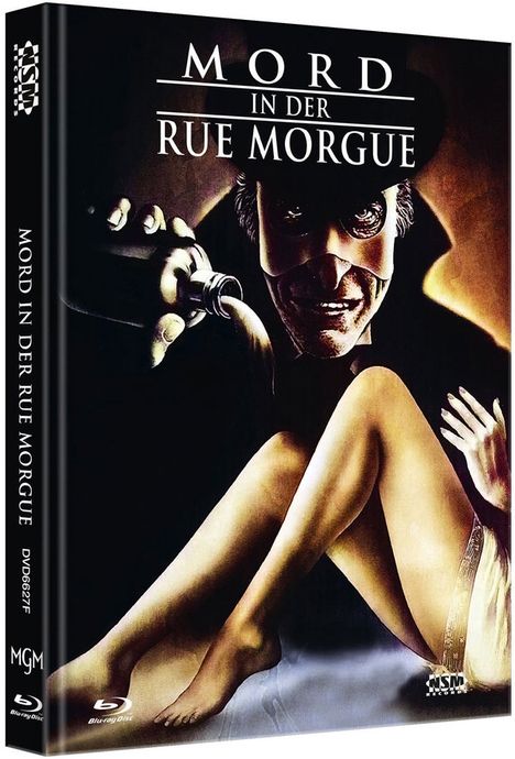 Mord in der Rue Morgue (Blu-ray &amp; DVD im Mediabook), 1 Blu-ray Disc und 1 DVD