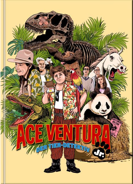 Ace Ventura jr. - Der Tier-Detektiv (Blu-ray &amp; DVD im Mediabook), 1 Blu-ray Disc und 1 DVD