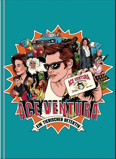 Ace Ventura - Ein tierischer Detektiv (Blu-ray im Mediabook), 2 Blu-ray Discs