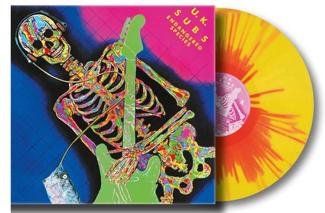 UK Subs (U.K. Subs): Endangered Species (Sunburst Yellow/Red Vinyl), LP