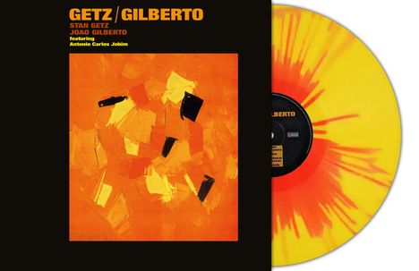 João Gilberto (1931-2019): Getz / Gilberto (180g) (Yellow/Red Splatter Vinyl), LP