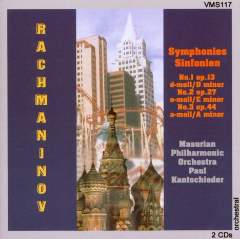 Sergej Rachmaninoff (1873-1943): Symphonien Nr.1-3, 2 CDs