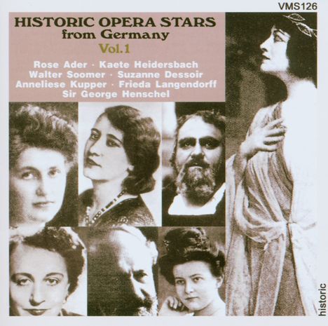 Historic Opera Stars from Germany Vol.1, CD