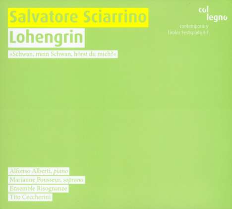 Salvatore Sciarrino (geb. 1947): Lohengrin, CD