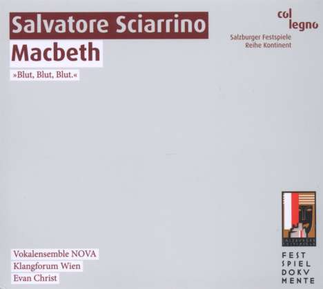 Salvatore Sciarrino (geb. 1947): Macbeth, 2 CDs