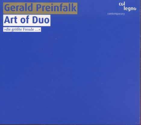 Gerald Preinfalk - Art of Duo, CD