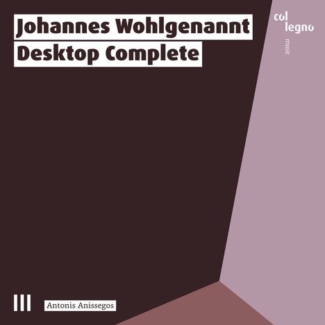 Johannes Wohlgenannt (geb. 1959): Desktop complete, CD
