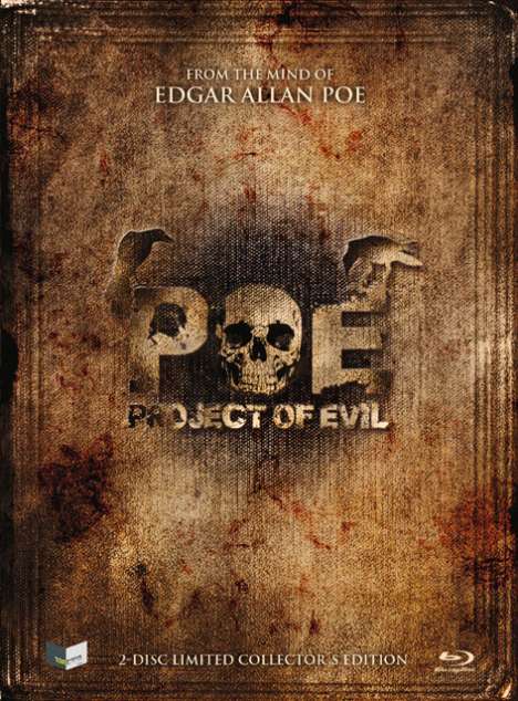 POE - Project of Evil (Blu-ray &amp; DVD im Mediabook), 1 Blu-ray Disc und 1 DVD