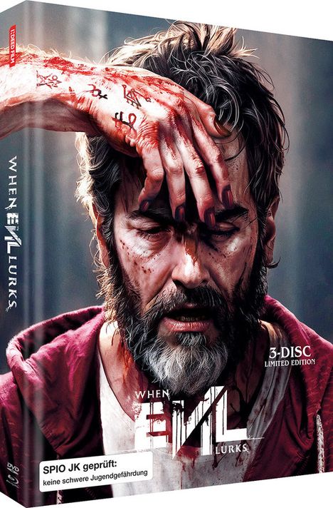 When Evil Lurks (Blu-ray & DVD im Mediabook), 2 Blu-ray Discs und 1 DVD