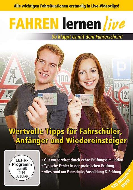 Fahren lernen live - So klappt es mit dem Führerschein, DVD