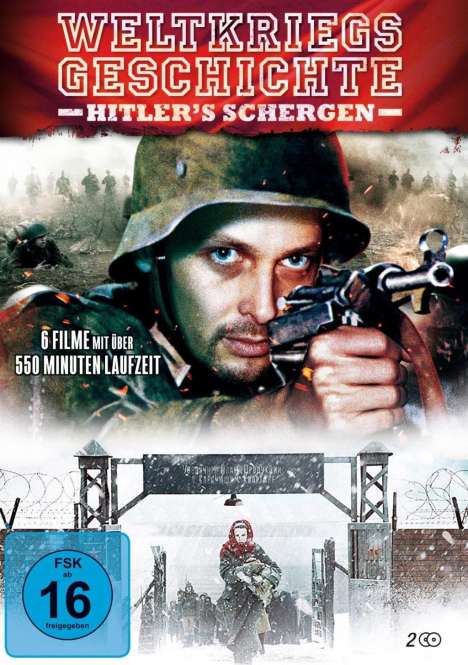 Weltkriegsgeschichte in einer Collection (6 Filme auf 2 DVDs), 2 DVDs