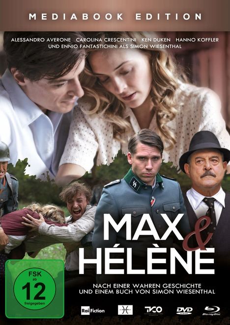Max &amp; Hélène (Blu-ray &amp; DVD im Mediabook), 1 Blu-ray Disc und 1 DVD