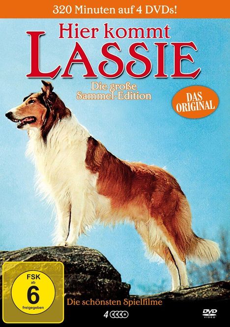 Hier kommt Lassie (4 Filme), 4 DVDs