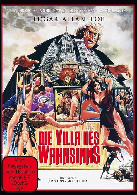 Die Villa des Wahnsinns (OmU), DVD