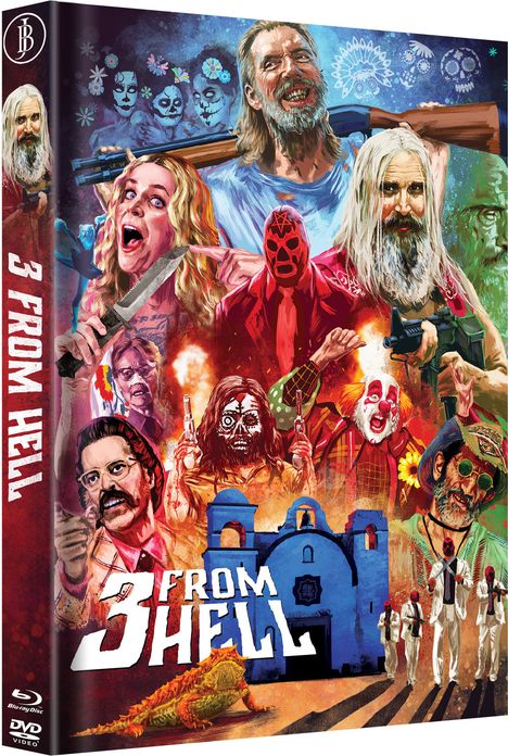 3 From Hell (Blu-ray & DVD im Mediabook), 1 Blu-ray Disc und 1 DVD