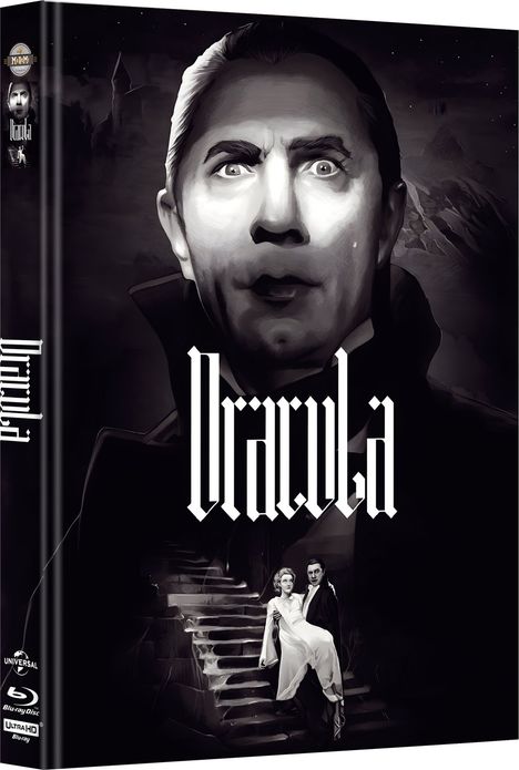 Dracula (1931) (Ultra HD Blu-ray &amp; Blu-ray im Mediabook), 1 Ultra HD Blu-ray und 1 Blu-ray Disc