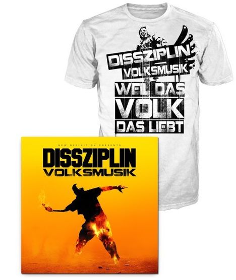 Dissziplin: Volksmusik (CD + T-Shirt Gr.L), CD