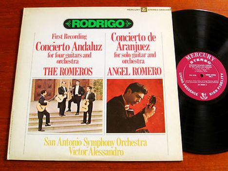 Joaquin Rodrigo (1901-1999): Concierto de Aranjuez für Gitarre &amp; Orchester (180g), LP