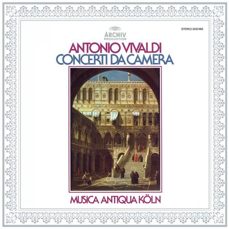Antonio Vivaldi (1678-1741): Concerti da Camera (180g), LP