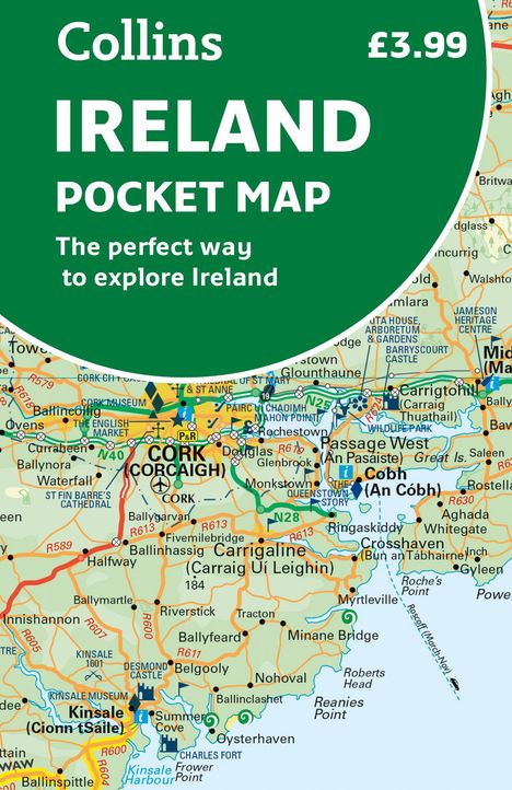 Collins Maps: Ireland Pocket Map, Karten