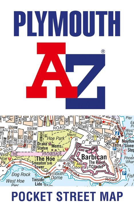 A-Z Maps: Plymouth Pocket Street Map, Buch