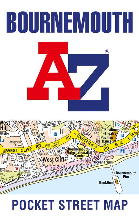 A-Z Maps: Bournemouth A-Z Pocket Street Map, Karten