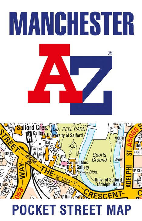 A-Z Maps: Manchester A-Z Pocket Street Map, Karten