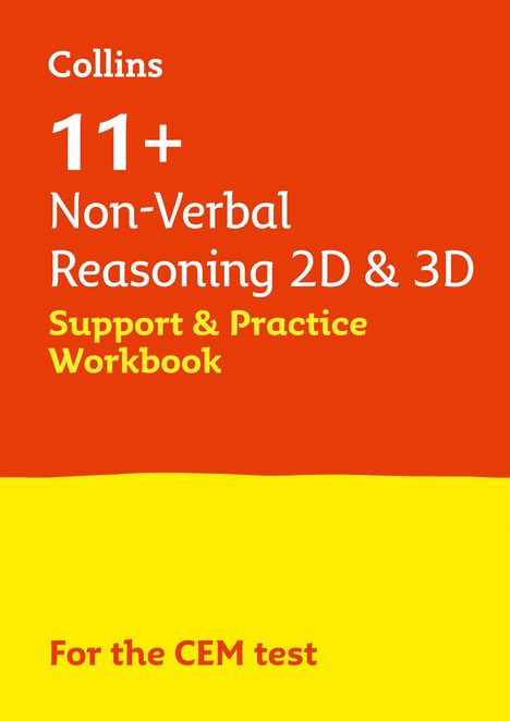 Collins 11: 11+ Non-Verbal Reasoning 2D and 3D Support and Practice Workbook, Buch