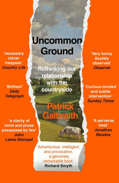 Texts: "Uncommon Ground", "Rethinking our relationship with the countryside", "Patrick Galbraith". Cover mit Landschaftsmotiv.