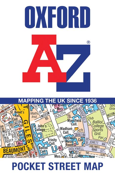 A-Z Maps: Oxford A-Z Pocket Street Map, Karten