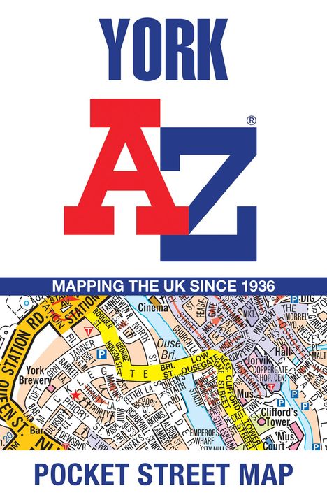 A-Z Maps: York A-Z Pocket Street Map, Karten