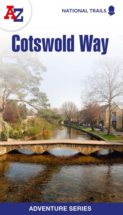A-Z Maps: Cotswold Way National Trail Official Map, Buch