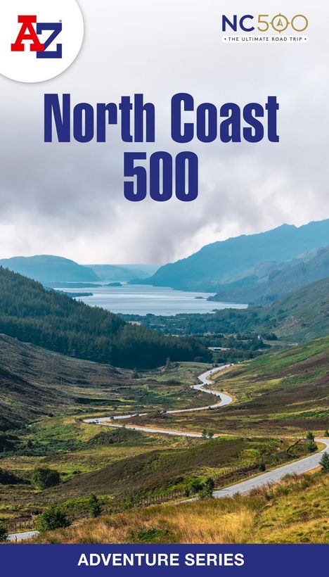 A-Z Maps: North Coast 500, Buch