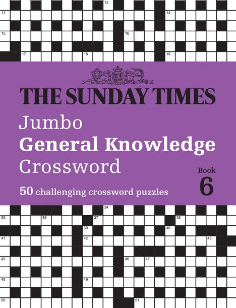 The Times Mind Games: The Sunday Times Jumbo General Knowledge Crossword Book 6, Buch