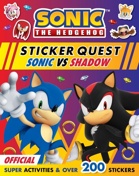 Sonic The Hedgehog: Sonic the Hedgehog Sticker Quest: Sonic vs Shadow, Buch